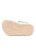 bisgaard Leren barefootschoenen "Fiona" lichtblauw/crème