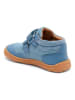 bisgaard Skórzane buty barefoot "Luna" w kolorze niebieskim