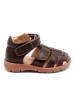 bisgaard Leren enkelsandalen "Richy" bruin