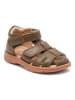 bisgaard Leren enkelsandalen "Richy" kaki