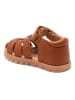 bisgaard Leren enkelsandalen "Berth" lichtbruin