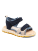 bisgaard Leren sandalen "Alisia" donkerblauw/beige
