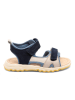 bisgaard Leren sandalen "Alisia" donkerblauw/beige