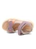 bisgaard Leder-Sandalen "Alisia" in Lila