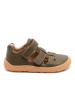 bisgaard Skórzane buty barefoot "Fabio" w kolorze khaki