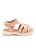 bisgaard Leder-Sandalen "Simone" in Rosa
