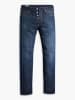 Levi's Spijkerbroek "501" - tapered fit - donkerblauw