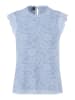Pieces Top "Olline" w kolorze błękitnym