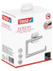 tesa Toilettenpapierhalter "Esteetic" in Silber - (B)13,2 x (H)9,9 x (T)4,5 cm