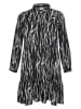Kaffe Kleid in Schwarz/ Weiß
