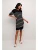 Kaffe Kleid in Schwarz/ Weiß
