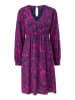 comma Jurk paars/meerkleurig