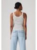 Levis Top wit/zwart