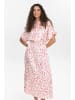 NÜMPH Kleid "Nutwinkle" in Creme/ Rosa
