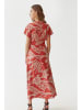 TATUUM Sukienka w kolorze biało-czerwonym
