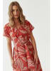 TATUUM Sukienka w kolorze biało-czerwonym