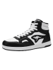 Kangaroos Sneakersy "K-Slam Point Mid" w kolorze biało-czarnym