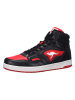 Kangaroos Sneakers "K-Slam Point Mid" in Schwarz/ Rot