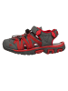 KangaROOS Originals Halbsandalen "Osato" in Grau/ Rot