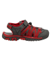 KangaROOS Originals Halbsandalen "Osato" in Grau/ Rot