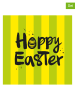 ppd Serwetki (40 szt.) "Hoppy Easter" w kolorze zielono-żółtym