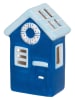 4Living Windlicht "Beach" blauw - (B)10 x (H)15 x (D)6,5 cm