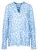 Seidensticker Bluzka w kolorze błękitno-białym
