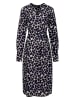 Seidensticker Kleid in Dunkelblau/ Weiß