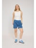 MAZINE Sweatshort "Natural Dye" blauw