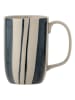 Bloomingville Tasse "Allium" in Creme/ Blau - 350 ml