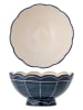 Bloomingville Miska "Caliam" w kolorze kremowo-niebieskim - Ø 25 cm
