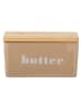 Bloomingville Butterdose ''Hanyu'' in Beige - (B)12,5 x (H)7 x (T)9 cm