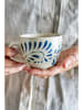 Bloomingville Tasse "Heikki" in Creme/ Blau - 240 ml