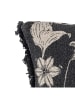 Bloomingville Kissen "Mali" in Schwarz/ Creme - (L)50 x (B)50 cm