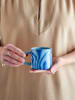 Bloomingville Tasse "Ninka" in Hellblau/ Blau - 250 ml