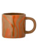 Bloomingville Tasse "Ninka" in Hellbraun/ Orange - 250 ml