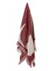 Bloomingville Woondeken ''Olica'' lichtroze/rood - (L)160 x (B)130 cm