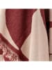 Bloomingville Woondeken ''Olica'' lichtroze/rood - (L)160 x (B)130 cm