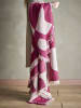 Bloomingville Woondeken ''Olica'' lichtroze/rood - (L)160 x (B)130 cm