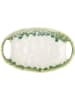 Bloomingville Serveerplateau "Prim" crème/groen - (L)22 x (B)13,5 cm