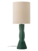 Bloomingville Ledtafellamp "Sergio" crème/groen - (H)55 cm