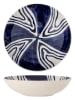 Bloomingville Miska "Shama" w kolorze granatowo-białym - Ø 33,5 cm