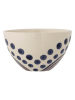Bloomingville Kom "Shama" crème/blauw/lichtbruin - Ø 12 cm