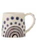 Bloomingville Kaffeetasse "Shama" in Creme/ Blau - 270 ml