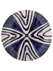 Bloomingville Ontbijtbord "Shama" blauw - Ø 20,5 cm