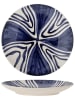 Bloomingville Dinerbord "Shama" blauw - Ø 27 cm