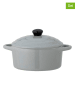 Bloomingville 2-delige set: ovenvorm "Thanos" lichtgrijs - (H)8 cm
