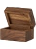 Bloomingville Szkatułka "Cemile" w kolorze brązowym - 6,5 x 4 cm