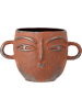 Bloomingville Bloempot "Lo" bruin - (H)16,5 xØ 18,5 cm