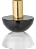 Bloomingville Kerzenhalter ''Etel'' in Schwarz/ Gold - (H)10,5 x Ø 8 cm